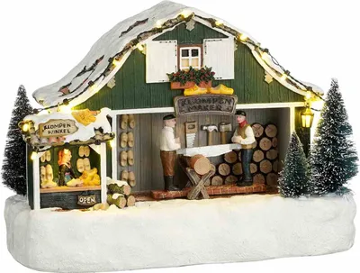 Produktbild von Luville Weihnachtsdorf Klompenmaker - 26x13x19 cm - Polyresin - Mehrfach