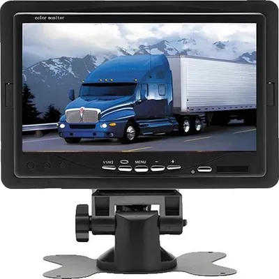 Produktbild von Rückfahrkamera-Monitor, 7-Zoll TFT LCD, wasserdicht mit IR-Nachtsicht, 1 Kamera 1 Kabel, 1 Kamera 1 Kabel
