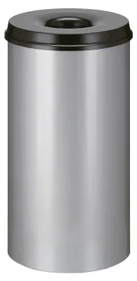 Produktbild von Feuerlöschender Papierkorb 50 Liter - Rot, Schwarz