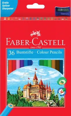 Produktbild von 36er Buntstifte Castle hexagonal