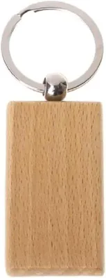 Immagine prodotto di Set di portachiavi in legno - 10 pezzi fai da te - legno - portachiavi - idee fai da te