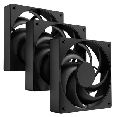Immagine prodotto di Set di 3 ventole per case Fury Sai S12 PWM, 120 mm, colore nero