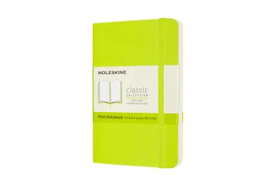 Produktbild von Moleskine Notizbuch Pocket/A6, Blanko, Weicher Einband, Limetten Grün