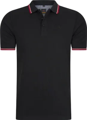 Produktbild von Mario Russo Poloshirt Edward – Herren-Poloshirt – Poloshirts für Herren – Baumwolle – Schwarz – 4XL