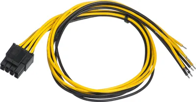 Produktbild von Akyga ATX EPS Stromkabel 8 Pin Stecker 4 + 4 Pin Grafikkarte Ersatz 45cm