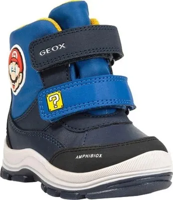 Produktbild von Geox Jungen Stiefeletten B463VC 0BCMN C4226 Farbe: Blau Größe: 22