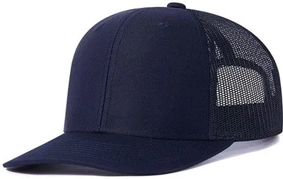 Produktbild von Luftdurchlässige Baseballkappe für Männer - marinefarbene Sportmütze
