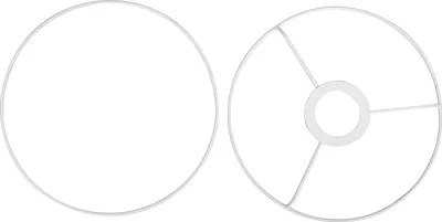 Produktbild von VBS Lampenschirmring-Set, Ø 20 cm