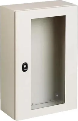 Obrázek produktu pro Nástěnná skříňka RAL 7035 600x400x200 prosklené dveře - Rozváděčová skříň 600x400x200mm IP66 NSYS...