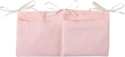 Productafbeelding van Roze organizer voor wieg, babybed en commode