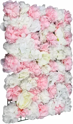 Produktbild von 6 Stück 60 * 40cm Künstliche Blumenwände Rosenwand Blumenpaneele romantischer Hintergrund für Hochzeit Bankett Party Festliche Dekoration
