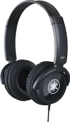 Image de Casque supra-auriculaire YAMAHA HPH-100B noir avec mécanisme pivotant à 90° et son dynamique