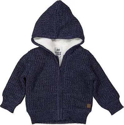 Produktbild von kokonoko gefütterte Strickjacke marine 98