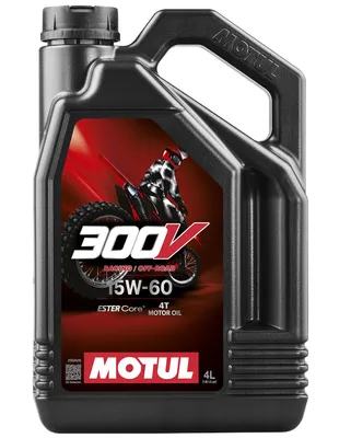 Zdjęcie produktu dla MOTUL 300V Factory Line Off Road Racing 4T Motorenöl - 15W60 4 l