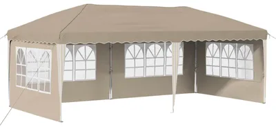 Produktbild von vidaXL Pop-up Partyzelt 575 x 289 x 245 cm Creme
