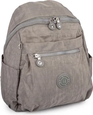 Produktbild von Bag Street Damen Herren Stadtrucksack Leicht Stoffrucksack Grau
