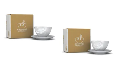 Produktbild von Fiftyeight Tassen-Set 2-tlg. 200 ml Nr 011 weiß Kaffeetassen