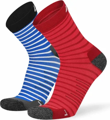 Obrázek produktu pro Dětské ponožky Lenz 1.0 Outdoor, modré/červené, 35-38