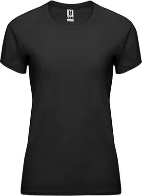 Immagine prodotto di Roly Sport CA0408 | T-shirt donna Bahrain con maniche raglan - Colore: Nero 02 - Taglia: M
