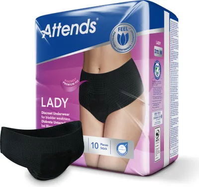 Productafbeelding van Attends Lady Discreet Ondergoed 3 M (1 x 10 stuks)