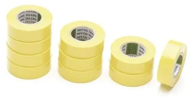 Image de Nitto - Ruban isolant - Jaune - 19 mm x 10 m