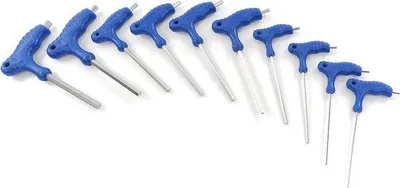 Image de Ensemble d'instruments de mesure avec poignées en forme de "T" et graduations métriques