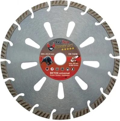 Produktbild von Toroflex DIAMANT Profi-Diamanttrennscheibe „Turbo“ 66666 Turbo Profi 230mm