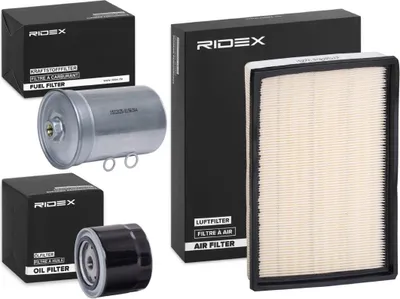 Produktbild von RIDEX Filterset Inspektionspaket Filtersatz für VOLVO 940 II Kombi (945) 940 Kombi (945) 740 Kombi (745) 740 (744) 940 (944)