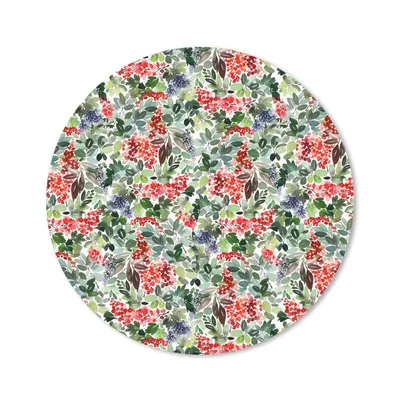 Produktbild von MuchoWow® Mauspad Mousepad Aquarell - Weihnachten - Mistelzweig 20x20 cm - Mousepads - Maus Mat - Pad - Mausunterlage - Schreibtischmatte