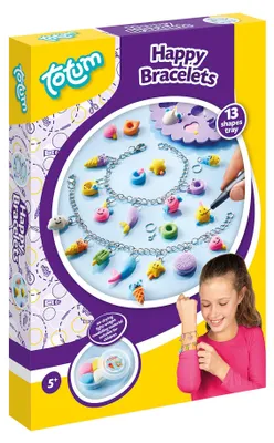 Produktbild von Totum Armbänder Bastelset – Bettel-Armbänder zum Selbstgestalten für Kinder – DI