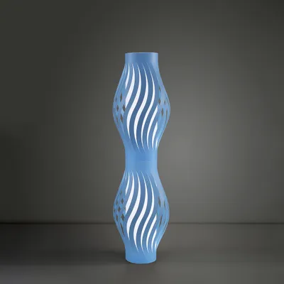 Produktbild von Totem Helios 1 Licht Polilux Blau Stehleuchte  Italy