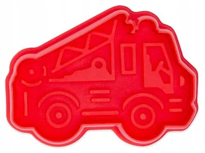 Produktbild von EkoForemki Ausstecher Feuerwehrauto mit Auswerfer 7 cm