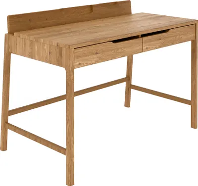 Produktbild von Schreibtisch 120cm, Wildeiche massiv geölt, montiert, THORNBURY-165