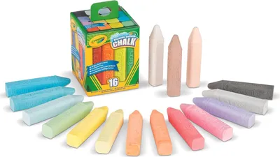 Produktbild von Crayola eckige Straßenkreide, 16 Stück