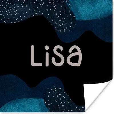 Produktbild von MuchoWow® Poster Lisa - Pastell - Mädchen 75x75 cm - Wand Dekoration