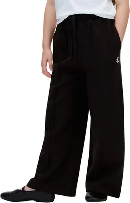 Immagine prodotto di Pantaloni da jogging Calvin Klein Lvckfjc19g per bambine, gamba ampia, logo Ck, colore nero