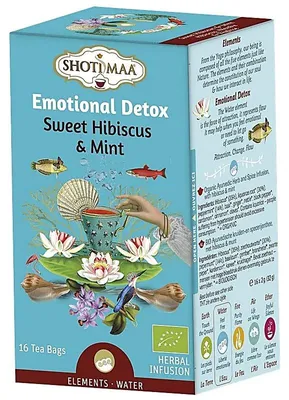 Immagine prodotto di Tisana Biologica Shoti Maa Emotional Detox - Confezione da 6 Pz. 32 G