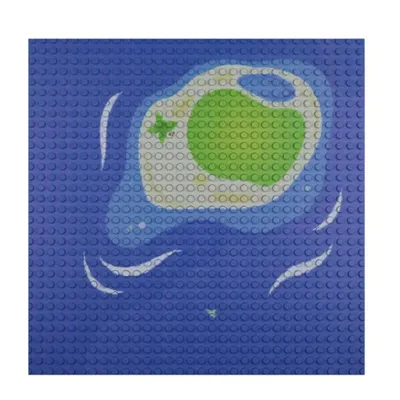 Produktbild von Open Brick Source GmbH & Co. K Open Bricks Baseplate 32x32 Small Island (1) 10