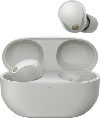 Image de Casque sans fil à réduction de bruit WF-1000XM5 de Sony, argent