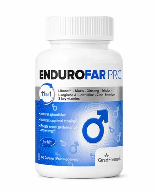 Obrázek produktu pro ENDUROFAR PRO – Denní doplněk stravy pro muže, podporující energii a vitalitu – 30 kapslí, Obrázek vytvořený pomocí AI