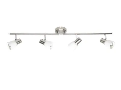 Produktbild von BRILLIANT spot Luca | ponadczasowy reflektor sufitowy | metal/szkło | chrom/biały | obrotowy | 4x E14 maks. 40 W