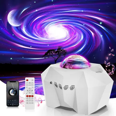 Produktbild von Projektor gwiaździstego nieba Aurora Lampka nocna Galaxy do sypialni na suficie, projektor LED do domowego planetarium dla dzieci i dorosłych w prezencie