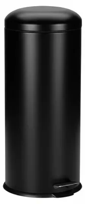 Abfalleimer 30 L mit Softclose, Schwarz, Eisen