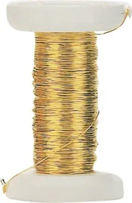 Produktbild von Glorex Golddraht 0,25 mm , 35 m