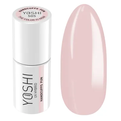 Produktbild von Yoshi | Yoshi Hybridlack 505 Handcuffs Fun - Pudriger Rosa - 6 Ml - Uv Hybridlack - Nagellack 505