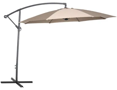 Produktbild von Athene parasol - Ø300 cm - carbon black - taupe