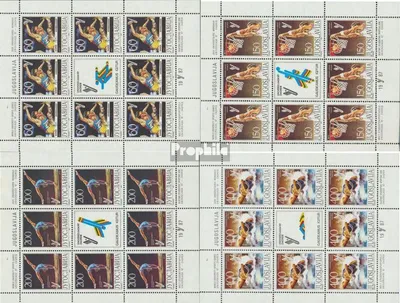 Produktbild von Briefmarken Jugoslawien 1987 Mi 2230Klb-2233Klb Kleinbogen (kompl.Ausg.) postfrisch Universiade 87