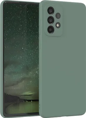 Image de EAZY CASE - Housse en TPU pour Samsung Galaxy A73 5G, TPU Case antichoc pour téléphone portable, couverture souple avec protection pour appareil photo, étui en silicone vert