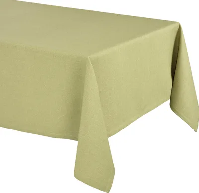 Produktbild von Elegante Tischdecke Edel Leinenoptik, Lina Tischdecke und Tischläufer,Savannengras, (Eckig110x110cm)