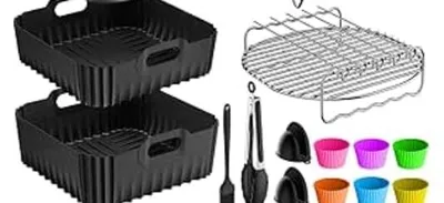 Silikonform für Heißluftfritteuse, 10,8 l, 1 Stück